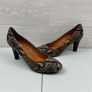 Geox Respira snake print heels